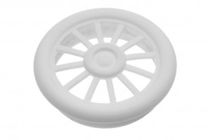 Решетка вентиляционная белая D-40 мм.