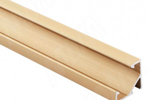 Профиль под свет. ленту СМ1 угловой, золото матовое, 16х16мм,L-3000 LSP-CM1-ALU-3-GL, (без рассеивателя)