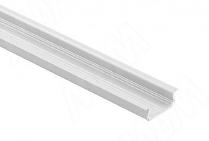 Профиль FМ1/F врезной, серебро, под свет. ленту, 18х6мм, для плоского рассеивателя L-3000 LSP-FM1/F-ALU-3-AL,(без рассеивателя)