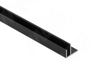 Профиль SМ8 накладной, для ленты FLEX,черный, 16х8,5мм,L-3000 LSP-SM8-ALU-3000-BL