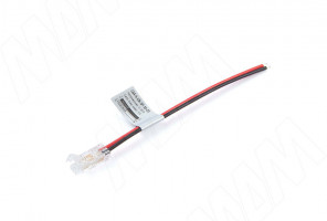 Коннектор для ленты COB и SMD,5мм.к блоку питания, провод 100мм. IP20 LSA-5-CB-SP-10-20