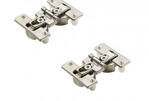 9278694 Комплект 2 средних петель для складных дверей, с регулировкой оси вращения, под прикручивание