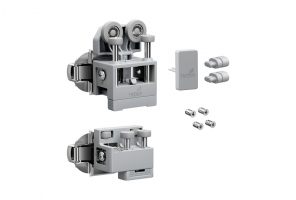 9339386 Комплект фурнитуры WingLine L 2024, medium, без самозакрывания, серый, левый