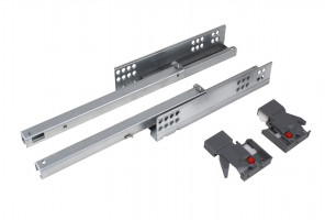 Направляющие СКРЫТОГО монтажа push-to-open частичн.выдв. DB8786Zn/500