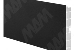 Цоколь пластиковый (высота 150, длина 4000 мм), черный 15.0422R 4M