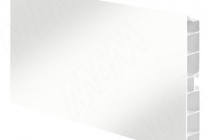 Цоколь пластиковый (высота 100, длина 4000 мм), Белый глянец 10.0420RN 4M