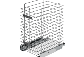 Корзина Starax для белья с нижним креплением, шир.400мм. (340х470х550) хром   S-8053-C   0610413