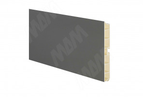 Цоколь пластиковый (высота 100, длина 4000 мм), Графит 10.9002R