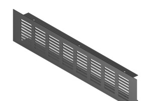 АРИСТО Решетка вентиляционная, 320 мм., черный крац.   GA0858