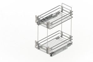 Cargo mini 300мм Квадро GTV + направл. GTV, бок.крепл., с крепл. к фасаду