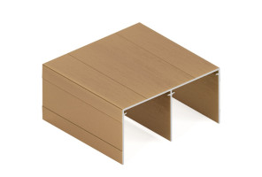 АРИСТО Направляющая двойная верхняя, 5400, золото   AS0713