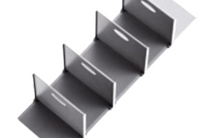 Делитель нижней полки бутылочниц  DTC PURE-PRO HК KB=150мм, серый (НК10075450-97,Н11) 0021922