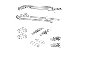 Рычаги DTC для TOP STAY SK H=450-580мм лев+прав (SK450A01) 0023363