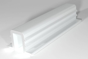 Направляющий профиль дверей-купе (Серебро) F1-06