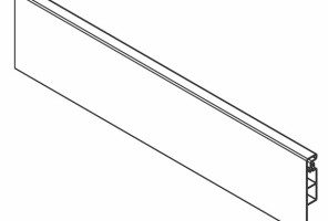 Передняя панель внутр. ящика Dragon-Pro, 1100mm, т .серый (TB01021,E30) 0024436