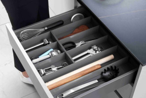 Лоток для столовых приборов DTC L=500 W=356, металл, т .серый (HKDCP500A03, E30) 0022529