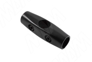 Соединитель перпендикулярный 3-х труб, черный 220.BL 03