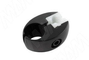 JOCKER Крепеж для стекла и панелей с уплотнителем, черный JOK.051.BL 03