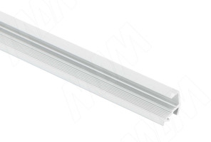 Профиль FМ10 врезной угловой узкий, для ленты с основ. 5мм. серебро, 15х8,5мм L-3000 LSP-FM10-ALU-3000-AL (без рассеивателя)