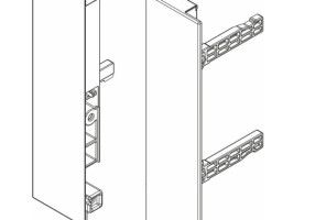 Комплект для внутр ящика DTC Magic Pro h=174 т.серый алюминий