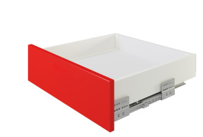 Ящик СТАРТ PUSH+SOFT с прямыми боковинами Белый SB38W.1/450, выс. стенки 86мм