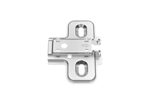 Монтажная планка DTC для петель STYLISH H=0, с евровинтами (82H02AQ) 0023937