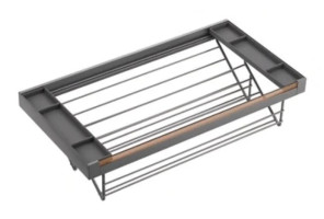 Обувница выдвижная DTC Pure-Pro LK шир.600 х гл.450 х выс.200мм, серая 0022761