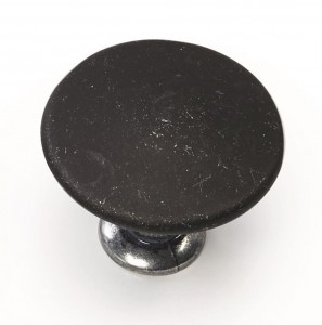 Ручка-кнопка Chateau MO.3992.53.58 темная черн. мат. сталь/черн. сталь D42