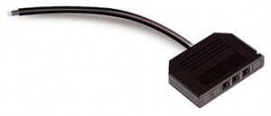Колодка соединительная,  кабель 2м черный,  6 гнезд,   LZ-AKC612-10
