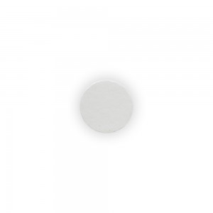 Заглушка самокл. d=14мм Белый шагрень 14.322 (25шт/лист)