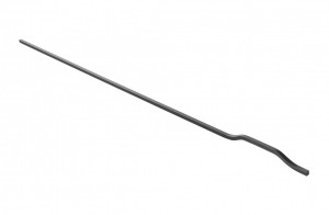 Ручка алюминиевая GRAVEL L-1200мм,  черный матовый   UA-GRAVEL-1200-20М