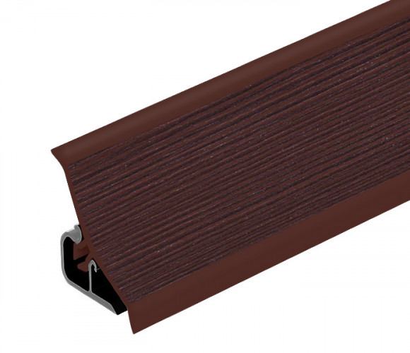 Thermoplast 120 - Плинтус - 135       Дуглас темный 18*18*3000 (MRK 120-1241)