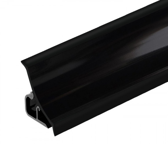 Thermoplast 120 - Плинтус - 0509гл.       Черный глянец 18*18*3000 (MRK 120-1905)