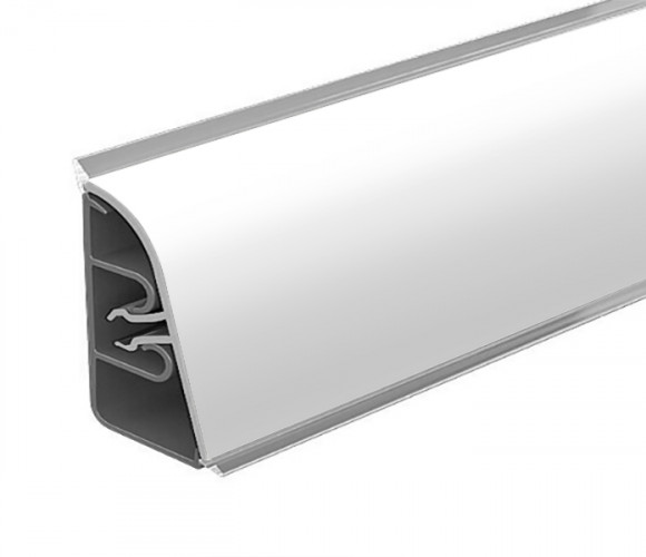 Thermoplast 850 - Плинтус - 1110гл.(4,2) Белый глянец 37*24*4200 (AP 850-1105)