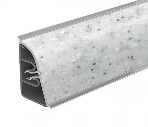 Thermoplast 850 - Плинтус - 2235 (4,2)      Семолина серая 37*24*4200 (AP 850-1239)