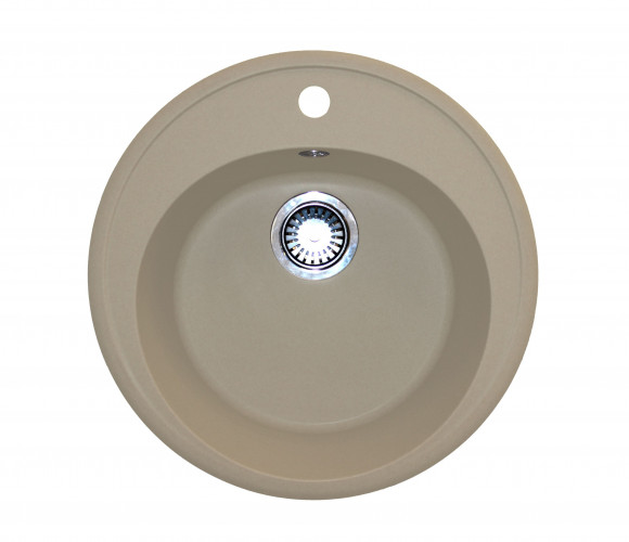Мойка Круглая песок № 1    D=510мм, глубина 200мм   GRANIT