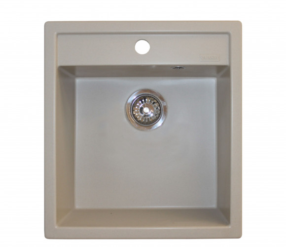 Мойка КВАДРАТ Песок 455*505*190мм.  GRANIT