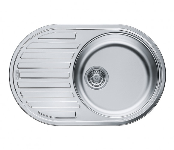 Мойка FRANKE PML 611 3 1/2", 770х500х160мм Овал, декор,  арт.101.0009.497