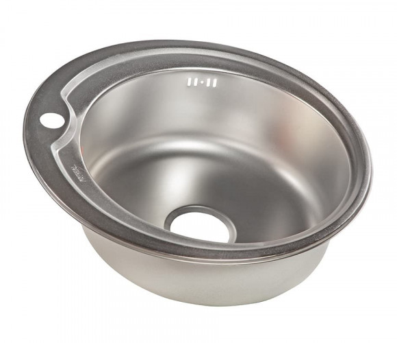 Мойка Круглая D510, Premial PL 5151, (510*410*180мм, толщ.0,8мм), Матовая