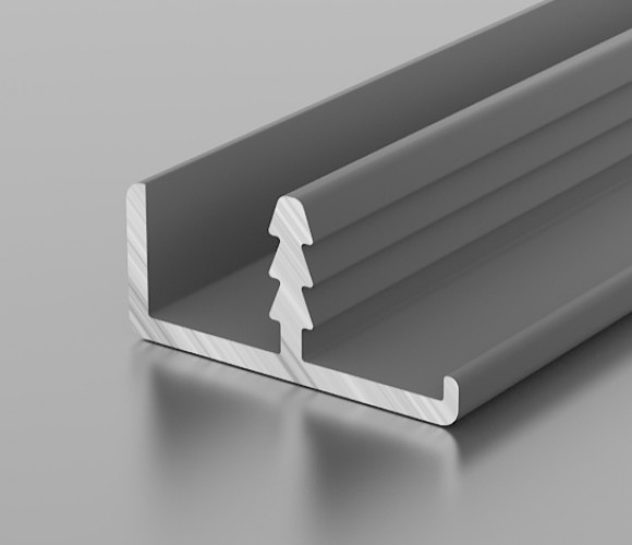 Профиль AL ДР 1-09 Серебро (19мм)