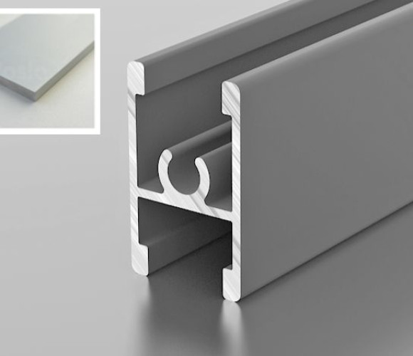 ЭКСТРА Поперечина Средняя под винт (Серебро глянец) LK1-21