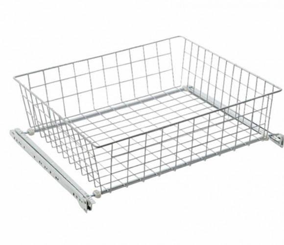 Корзина выкатная сетчатая 535х475х150 белая SB600/150-WT