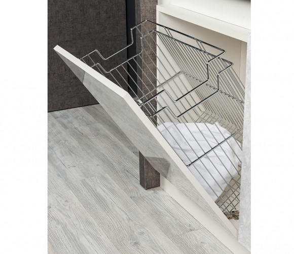 Корзина для белья с креплением на дверцу, 500мм  (430х290х500) Starax S-8115