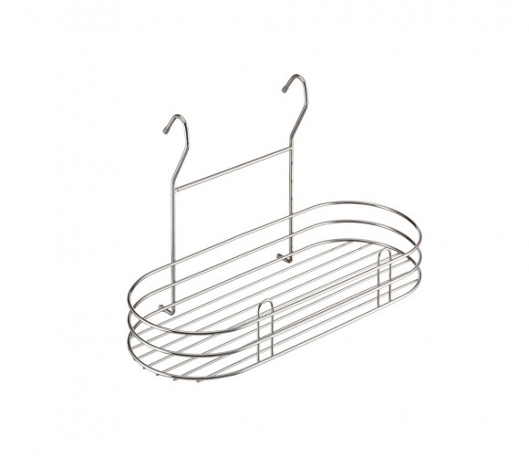 Навеска Полка овальная (400х185х250мм) хром, LE-560