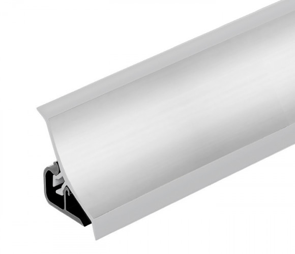 Плинтус 120 вогнутый серебро 18х18х3,0м (MTK120-161)