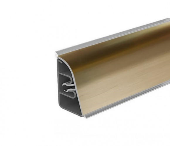 Плинтус AP740/850 Золото матовое 37х24х3000 (АР740-824)