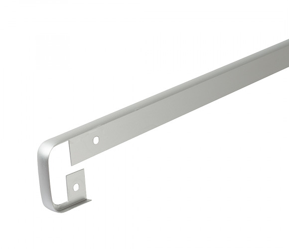 ПЛАНКА AL-38 R-9мм щелевая/стыковочная  Серебро Крокос