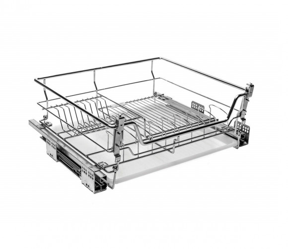 Cargo 600мм Посудосушитель С КРЕП.к фасаду с доводчиком 565х440х140 хром, LS1/600C/D LS1/600C/D