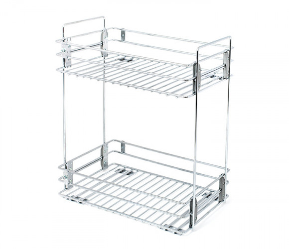 Cargo mini 300мм Квадро 3 + направл. Хеттих, бок.крепл., с крепл. к фасаду