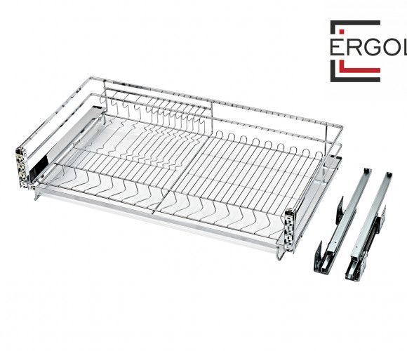 Cargo 900мм Посудосушитель CARMA KRS05/1/3/900 с довод. и крепл. к фас.  ХРОМ  БОЯРД